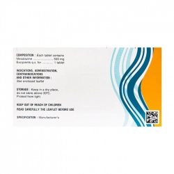 Savi Mesalazine 500 SaviPharm 10 vỉ x 10 viên (Mesalazin)