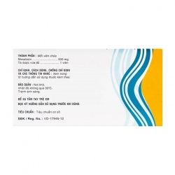 Savi Mesalazine 500 SaviPharm 10 vỉ x 10 viên (Mesalazin)