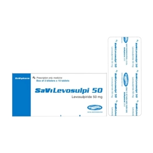 SaViLevosulpi 50 Savipharm 3 vỉ x 10 viên (Levosulpiride)