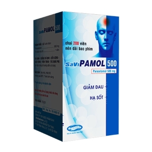SaviPamol 500 Savipharm 200 viên (Paracetamol)