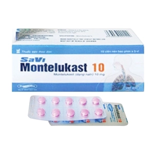 Savi Montelukast 10 Savipharm 3 vỉ x 10 viên (Montelukast)