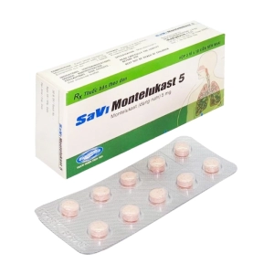 Savi Montelukast 5 Savipharm 3 vỉ x 10 viên (Montelukast)