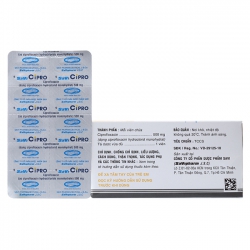 SaviPharm SaviCipro 500mg, Hộp 100 viên