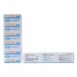 Dogrel Savi 75mg Savipharm 3 vỉ x 10 viên (Clopidogrel) Dogrel Savi 75mg Savipharm 3 vỉ x 10 viên (Clopidogrel)