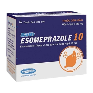 Savi Esomeprazol 10 Savipharm 14 gói x 650mg Savi Esomeprazol 10 Savipharm 14 gói x 650mg