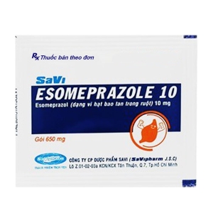Savi Esomeprazol 10 Savipharm 14 gói x 650mg Savi Esomeprazol 10 Savipharm 14 gói x 650mg