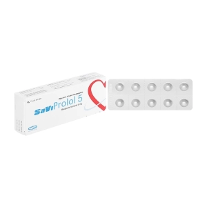 SaviProlol 5 Savipharm 3 vỉ x 10 viên
