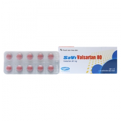Savi Valsartan 80 Savipharm 3 vỉ x 10 viên (Valsartan)