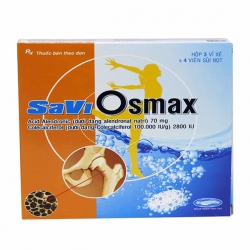 SaviPharma Saviosmax, Hộp 12 viên