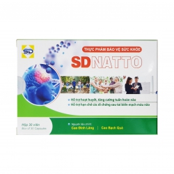 Tpbvsk bổ não SDNatto, Hộp 30 viên