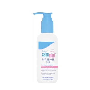 Sebamed Baby Soothing Massage Oil chai 150ml - Dầu massage trẻ em