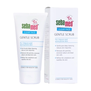 Sebamed Clear Face Gentle Scrub tuýp 150ml - Kem tẩy tế bào chết