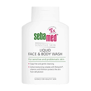 Sebamed Sensitive Skin Liquid Face Body Wash chai 200ml – Sữa rửa mặt