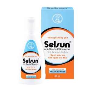Selsun Anti-Dandruff Shampoo Rohto 50ml - Dầu gội sạch gàu