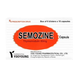 Semozine Capsule 80mg YooYuong 6 vỉ x 10 viên Semozine Capsule 80mg YooYuong 6 vỉ x 10 viên
