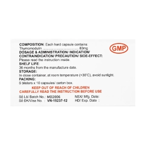 Semozine Capsule 80mg YooYuong 6 vỉ x 10 viên Semozine Capsule 80mg YooYuong 6 vỉ x 10 viên