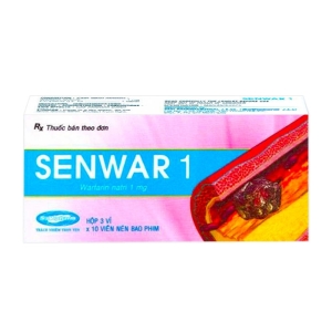 Senwar 1 Savipharm 3 vỉ x 10 viên (Warfarin)