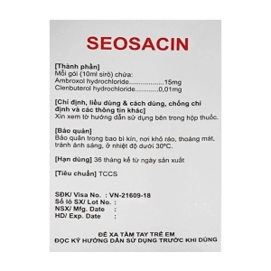 Seosacin Theragen Etex 30 gói x 10ml