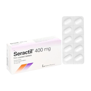 Seractil 400mg Film-Coated Tablets Gebro Pharma 3 vỉ x 10 viên (Dexibuprofen)