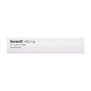 Seractil 400mg Film-Coated Tablets Gebro Pharma 3 vỉ x 10 viên (Dexibuprofen)