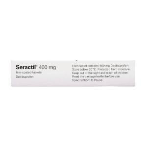 Seractil 400mg Film-Coated Tablets Gebro Pharma 3 vỉ x 10 viên (Dexibuprofen)