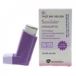 SERETIDE EVOHALER DC 25/125MCG, Hộp 120 liều