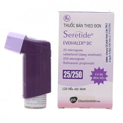 SERETIDE EVOHALER DC 25/250MCG, Hộp 120 liều