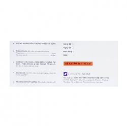 Sernal 2mg Davipharm 10 vỉ x 10 viên - Trị bệnh loạn tâm thần