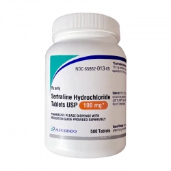 Sertraline 100mg Aurobindo, Chai 500 viên Sertraline 100mg Aurobindo, Chai 500 viên