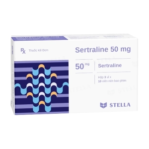 Sertraline 50mg Stellapharm 3 vỉ x 10 viên (Sertraline)