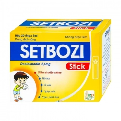 Setbozi Stick 2.5mg 20 ống x 5ml - Giảm viêm mũi dị ứng