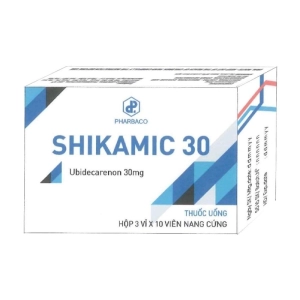 Shikamic 30mg Pharbaco 3 vỉ x 10 viên (Ubidecarenon)