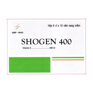 Shogen 400 Đông Nam 6 vỉ x 10 viên (Vitamin E)