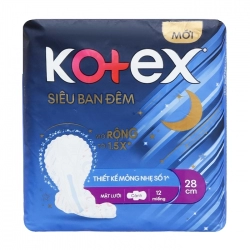 Siêu Ban Đêm Kotex 12 miếng