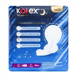 Siêu Ban Đêm Kotex 12 miếng