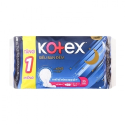 Siêu Ban Đêm Kotex 8 miếng (có cánh)