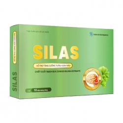 Silas 1 vỉ x 10 viên - Hoạt huyết dưỡng não