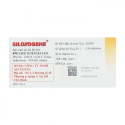 Siloxogene RPG Lifesciences 10 vỉ x 10 viên Siloxogene RPG Lifesciences 10 vỉ x 10 viên