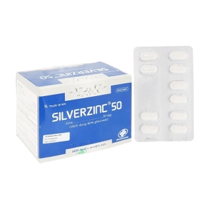Silverzinc 50 OPV 10 vỉ x 10 viên (Kẽm gluconat)