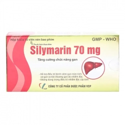 Silymarin 70mg VCP 4 vỉ x 15 viên - Hỗ trợ trị bệnh viêm gan mãn tính Silymarin 70mg VCP 4 vỉ x 15 viên - Hỗ trợ trị bệnh viêm gan mãn tính