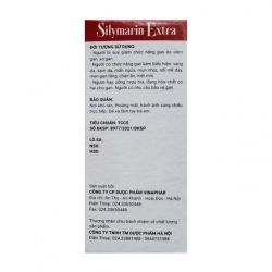 Silymarin Extra Vinaphar, 12 vỉ x 5 viên Silymarin Extra Vinaphar, 12 vỉ x 5 viên
