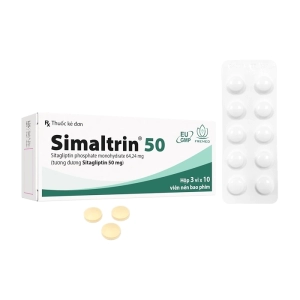 Simaltrin 50 Fremed 3 vỉ x 10 viên (Sitagliptin)