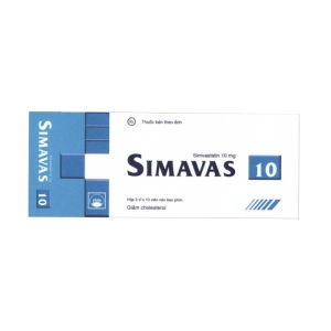 SIMAVAS 10 - Simvastatin 10mg