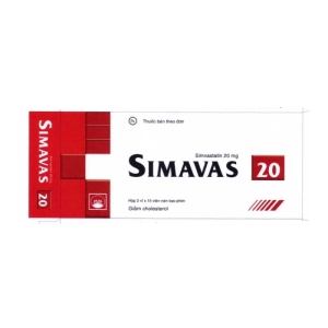 SIMAVAS 20 - Simvastatin 20mg