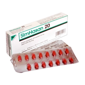 Simhasan 20 Hasan 2 vỉ x 15 viên (Simvastatin)
