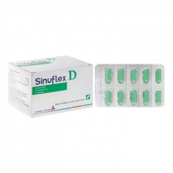 Sinuflex D Roussel 10 vỉ x 10 viên - Thuốc điều trị cảm cúm