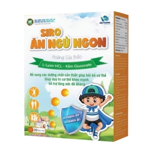 Siro Ăn Ngủ Ngon Win Pharma 20 ống x 10ml - Bổ sung các dưỡng chất cơ thể