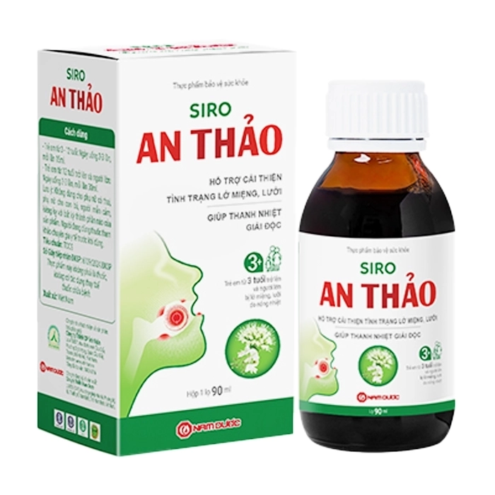 Siro An Thảo Nam Dược 90ml - Hỗ trợ thanh nhiệt giải độc