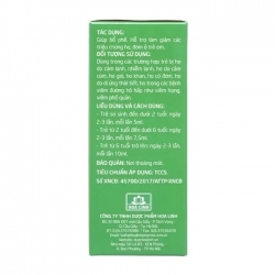 Siro Bảo Thanh Trẻ Em Hoa Linh 100ml - Hỗ trợ giảm ho bổ phế Siro Bảo Thanh Trẻ Em Hoa Linh 100ml - Hỗ trợ giảm ho bổ phế