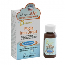Siro bổ sung Sắt Pedia Iron Drops, Lọ 30ml